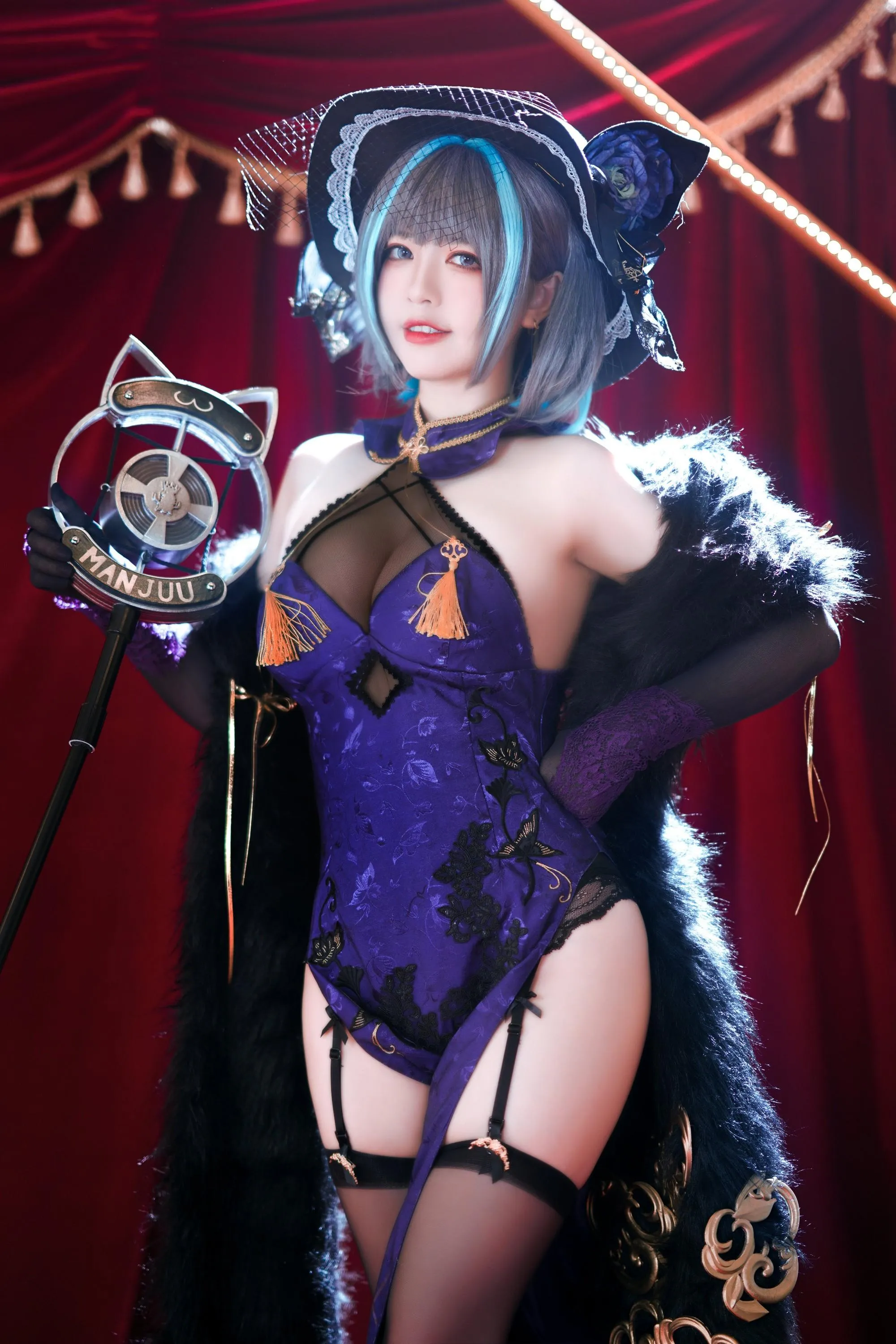半半子 – NO.52 柴郡旗袍 [44P]插图6